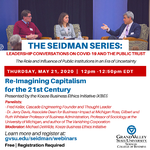 Webinar: Re-Imagining Capitalism for the 21st Century on May 21, 2020